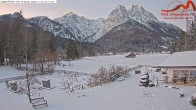 Archived image Webcam Grainau - View Hotel Längenfelder Hof 06:00