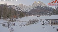 Archived image Webcam Grainau - View Hotel Längenfelder Hof 07:00