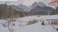 Archived image Webcam Grainau - View Hotel Längenfelder Hof 07:00