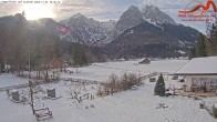 Archived image Webcam Grainau - View Hotel Längenfelder Hof 09:00