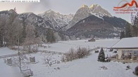 Archived image Webcam Grainau - View Hotel Längenfelder Hof 07:00