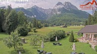 Archived image Webcam Grainau - View Hotel Längenfelder Hof 09:00