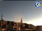 Archived image Webcam Gonten - View Church and Trails 05:00
