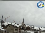 Archiv Foto Webcam Gonten bei Appenzell: Kirche und Loipen 11:00