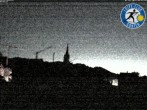 Archiv Foto Webcam Gonten bei Appenzell: Kirche und Loipen 03:00