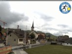 Archived image Webcam Gonten - View Church and Trails 09:00