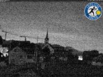 Archived image Webcam Gonten - View Church and Trails 01:00