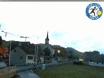 Archived image Webcam Gonten - View Church and Trails 03:00