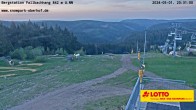Archived image Webcam Oberhof: Top station Fallbachhang 19:00