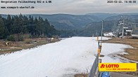 Archived image Webcam Oberhof: Top station Fallbachhang 15:00