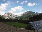 Archiv Foto Webcam Angererhof in Tragöß: Blick nach Norden 09:00