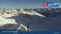 Archived image Webcam Sölden - Schwarze Schneid Gondola 08:00