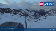 Archived image Webcam Sölden - Schwarze Schneid Gondola 00:00