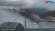 Archiv Foto Webcam Sölden - Schwarze Schneid Mittelstation 18:00