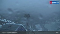 Archiv Foto Webcam Sölden - Schwarze Schneid Mittelstation 20:00