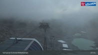 Archiv Foto Webcam Sölden - Schwarze Schneid Mittelstation 02:00