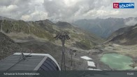 Archiv Foto Webcam Sölden - Schwarze Schneid Mittelstation 14:00