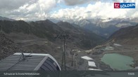 Archiv Foto Webcam Sölden - Schwarze Schneid Mittelstation 18:00