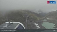 Archiv Foto Webcam Sölden - Schwarze Schneid Mittelstation 12:00