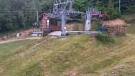 Archived image Webcam Nowa Osada - Top station chair lift 09:00
