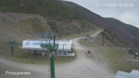 Archived image Webcam Valdezcaray - Ski lift Principantes 11:00