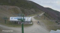 Archived image Webcam Valdezcaray - Ski lift Principantes 13:00