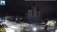 Archiv Foto Webcam Mariazell: Hauptplatz und Basilika 23:00