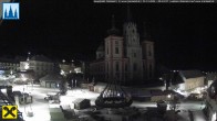 Archiv Foto Webcam Mariazell: Hauptplatz und Basilika 23:00