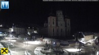 Archiv Foto Webcam Mariazell: Hauptplatz und Basilika 01:00