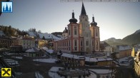 Archiv Foto Webcam Mariazell: Hauptplatz und Basilika 07:00