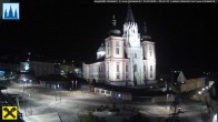 Archiv Foto Webcam Mariazell: Hauptplatz und Basilika 23:00