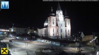 Archiv Foto Webcam Mariazell: Hauptplatz und Basilika 19:00