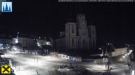 Archiv Foto Webcam Mariazell: Hauptplatz und Basilika 23:00