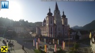 Archiv Foto Webcam Mariazell: Hauptplatz und Basilika 06:00