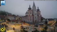 Archiv Foto Webcam Mariazell: Hauptplatz und Basilika 03:00
