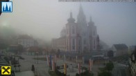 Archiv Foto Webcam Mariazell: Hauptplatz und Basilika 05:00
