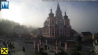 Archiv Foto Webcam Mariazell: Hauptplatz und Basilika 06:00