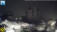 Archiv Foto Webcam Mariazell: Hauptplatz und Basilika 23:00
