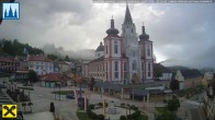 Archiv Foto Webcam Mariazell: Hauptplatz und Basilika 06:00