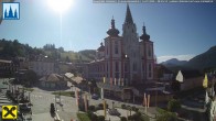 Archiv Foto Webcam Mariazell: Hauptplatz und Basilika 07:00
