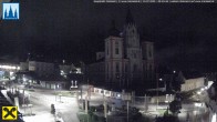 Archiv Foto Webcam Mariazell: Hauptplatz und Basilika 23:00