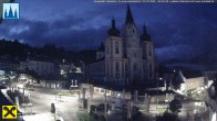 Archiv Foto Webcam Mariazell: Hauptplatz und Basilika 03:00