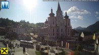 Archiv Foto Webcam Mariazell: Hauptplatz und Basilika 07:00