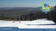 Archiv Foto Webcam Wasserkuppe: Panorama Skigebiet 08:00