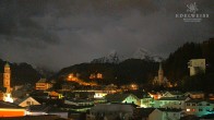 Archiv Foto Webcam Berchtesgaden: Zentrum und Hotel Edelweiss 23:00