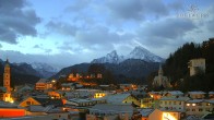 Archiv Foto Webcam Berchtesgaden: Zentrum und Hotel Edelweiss 05:00