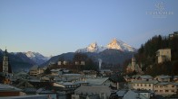 Archiv Foto Webcam Berchtesgaden: Zentrum und Hotel Edelweiss 05:00