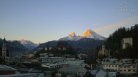 Archiv Foto Webcam Berchtesgaden: Zentrum und Hotel Edelweiss 06:00