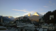 Archiv Foto Webcam Berchtesgaden: Zentrum und Hotel Edelweiss 07:00