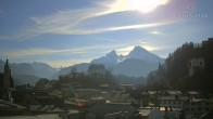 Archiv Foto Webcam Berchtesgaden: Zentrum und Hotel Edelweiss 13:00